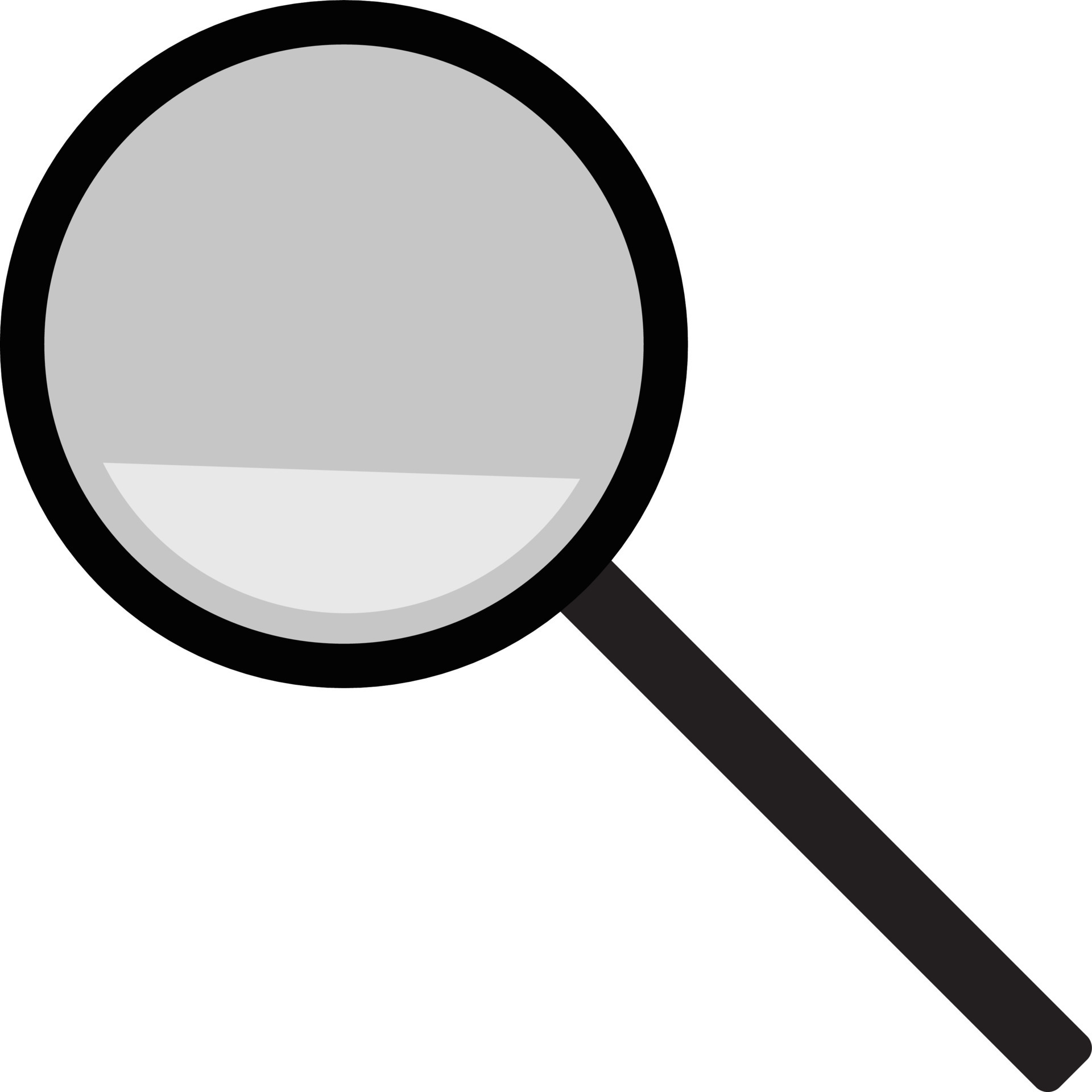 Magnifying glass icon flat vector 8204375 Vector Art at Vecteezy
