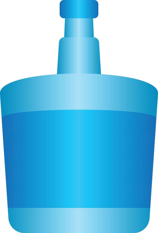 Perfume bottle simple icon with blank copy space vector