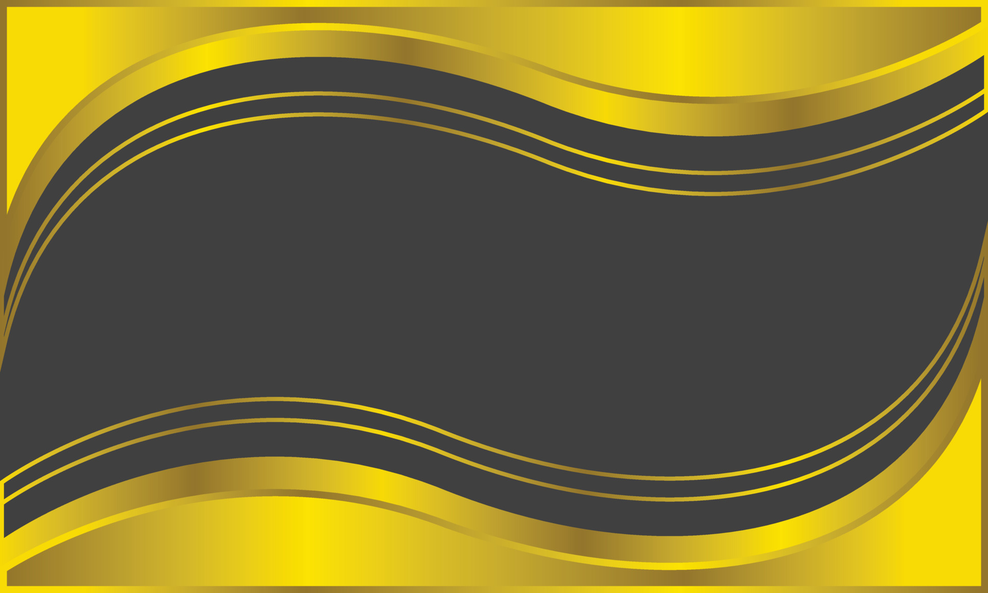 Wavy golden background template copy space for landing page, banner, or