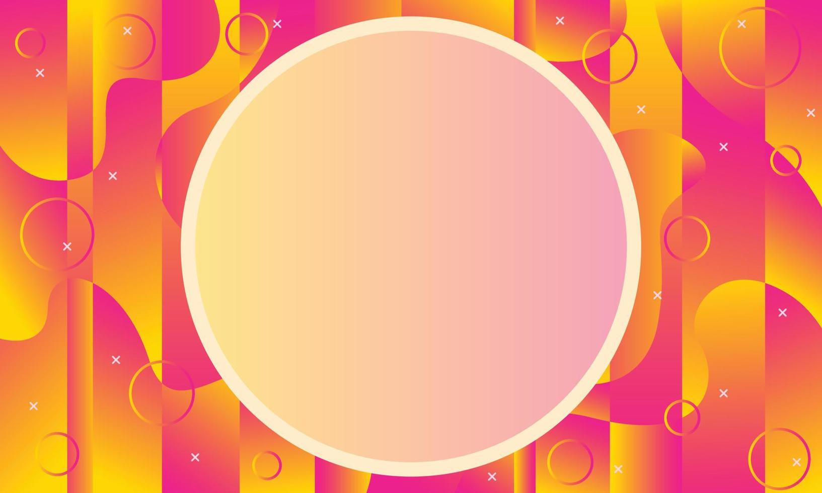 Abstract floral background template copy space vector