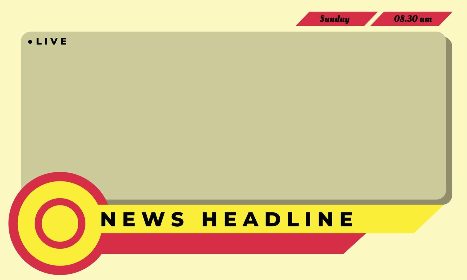 news headline background template copy space vector