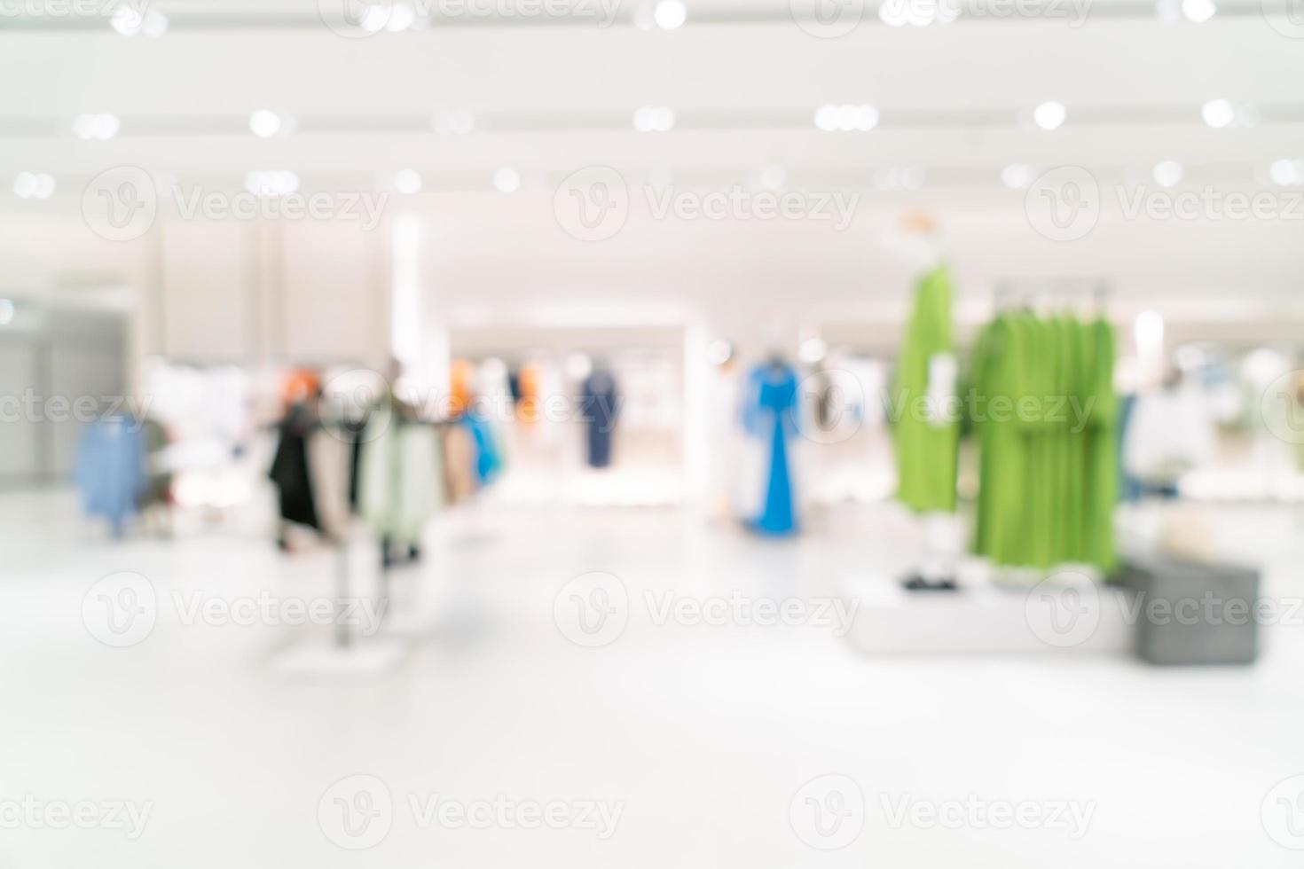 abstract blur and defocused luxury shopping mall and retail store for background photo