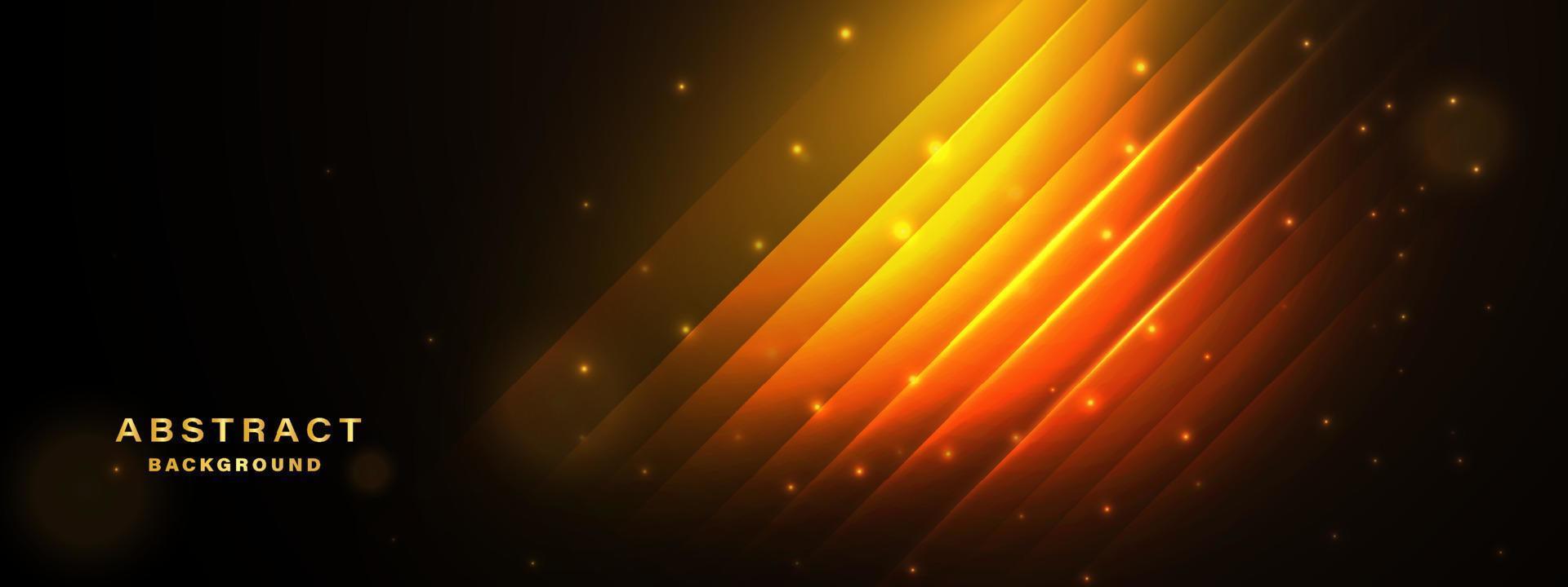 Abstract luxury gold background with glowing light vector