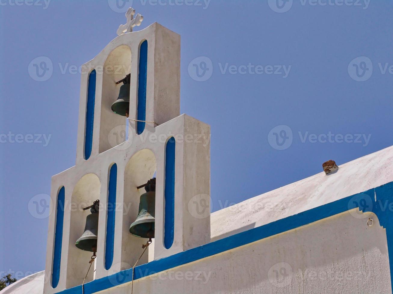 White and blue from Oia, Santorini. photo