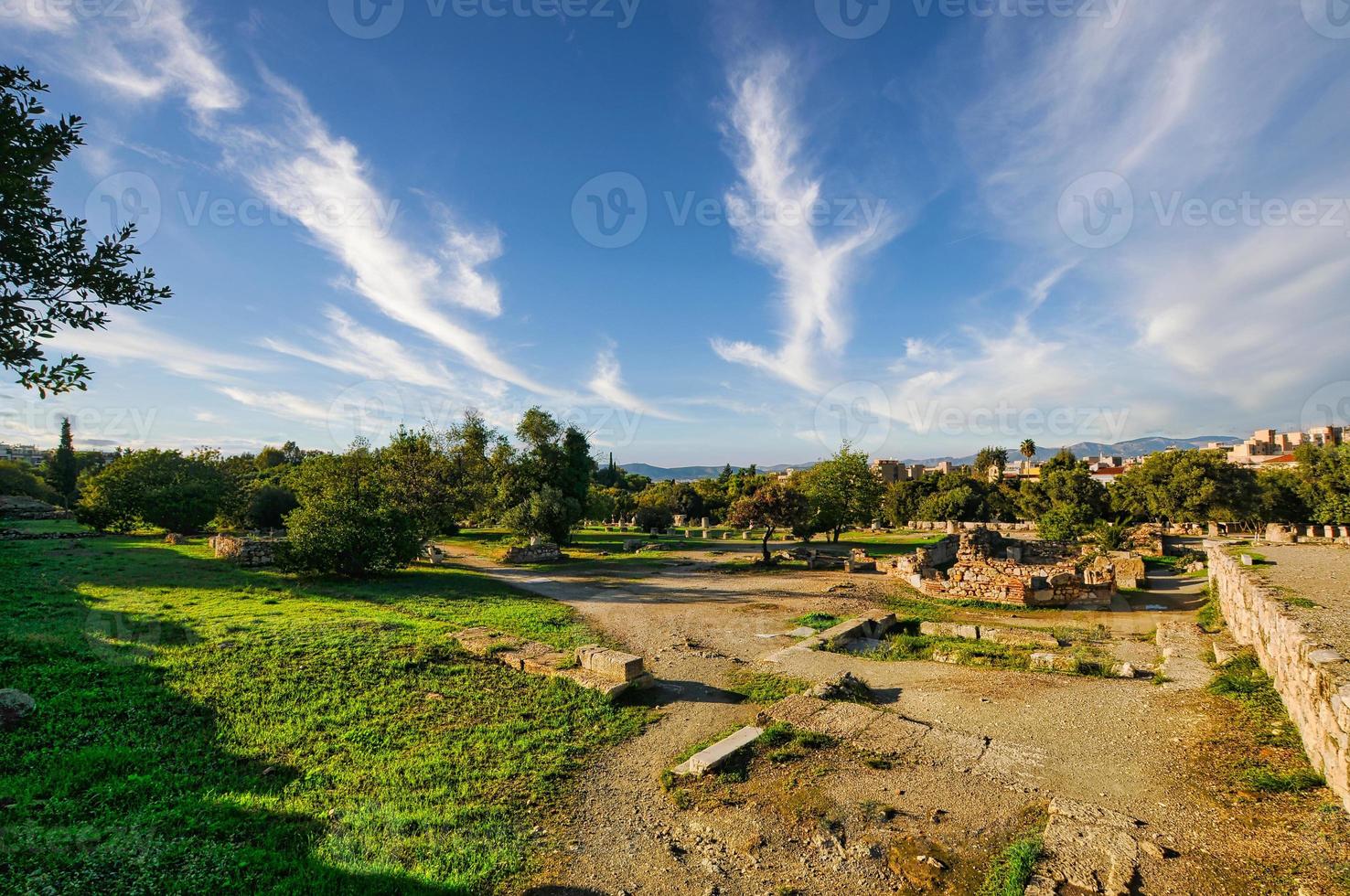 Ancient Agora in Athens of Greece photo
