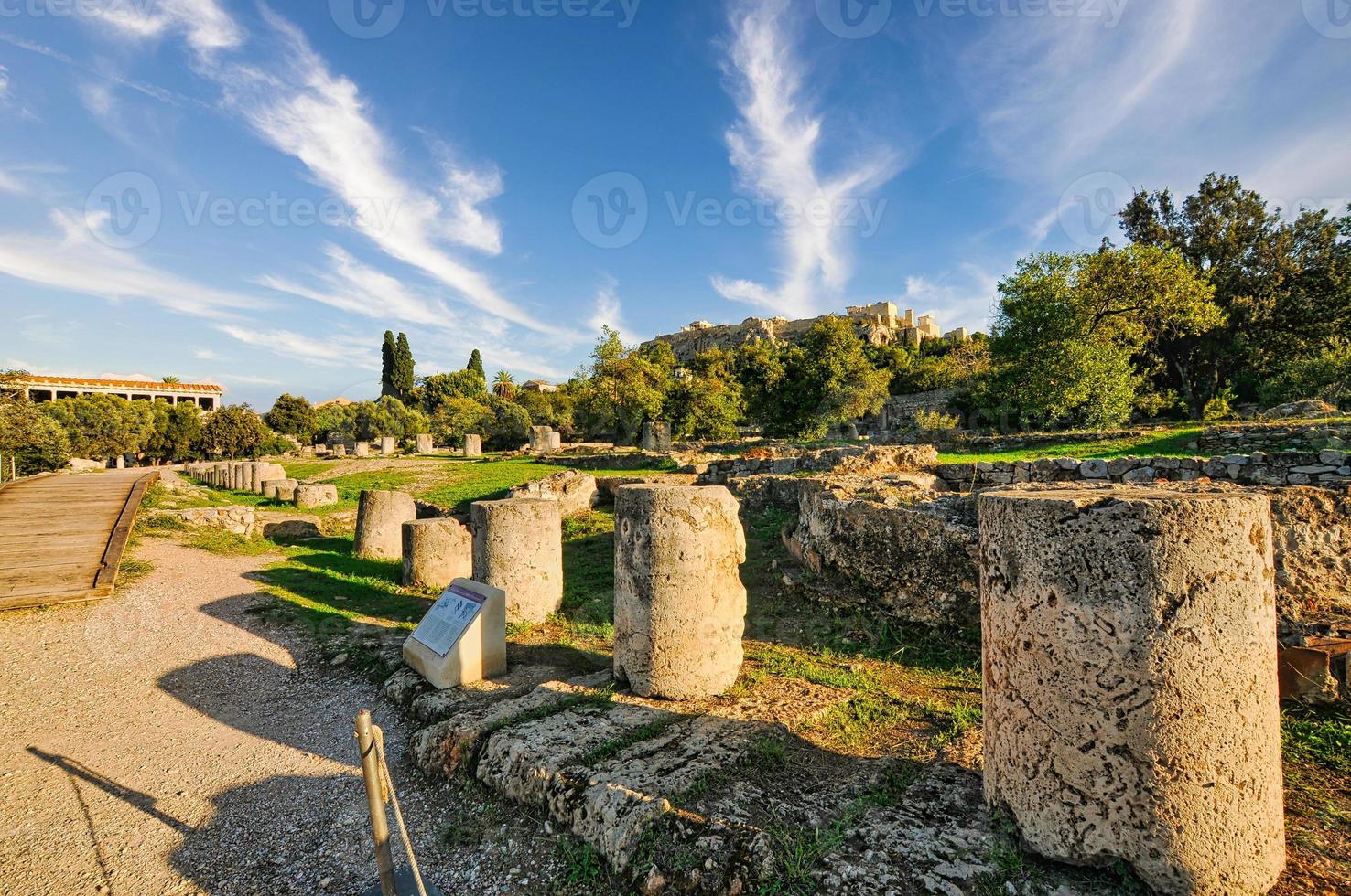 Ancient Agora in Athens of Greece photo
