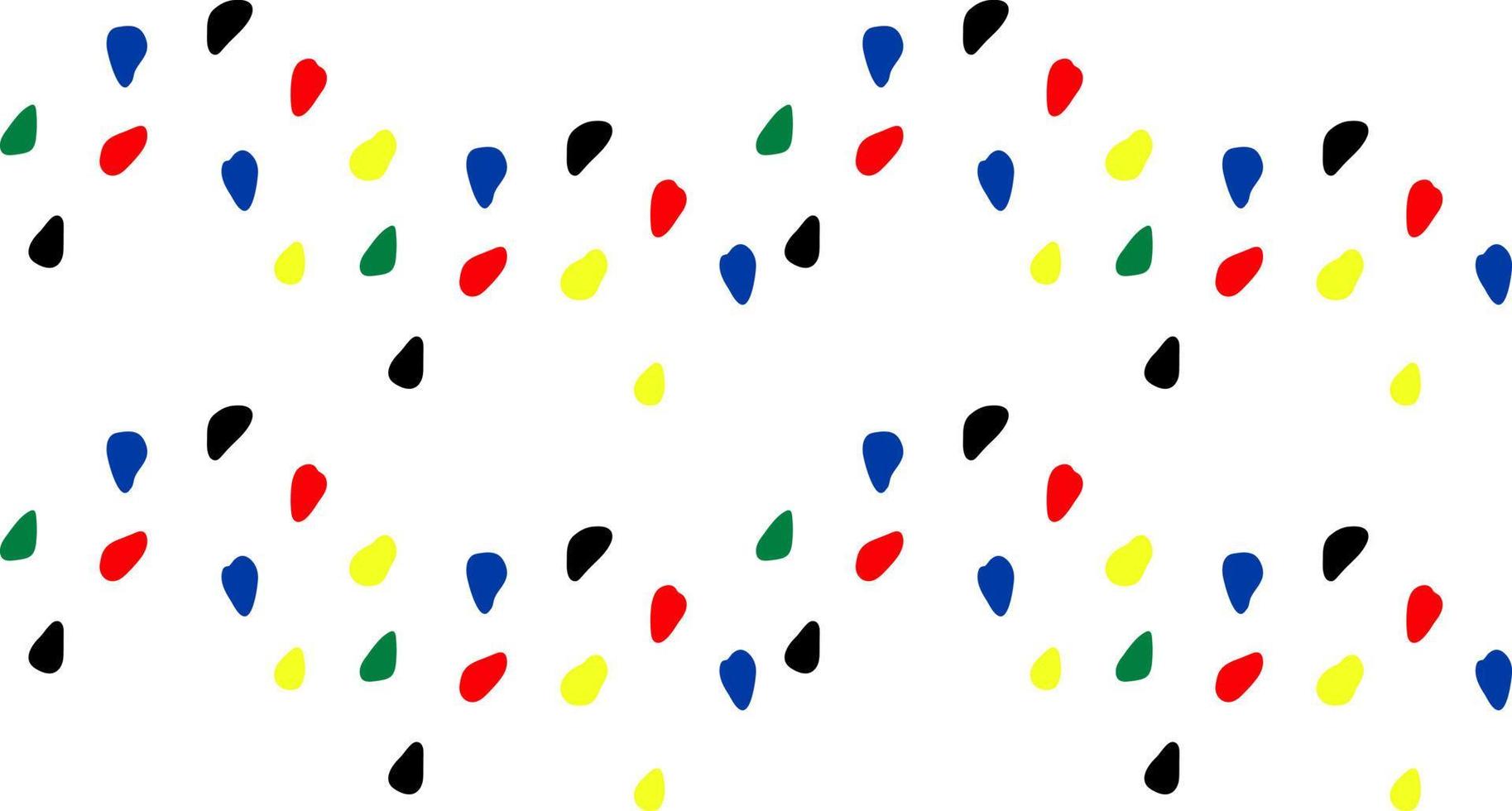 Abstract background with colorful spots. vector