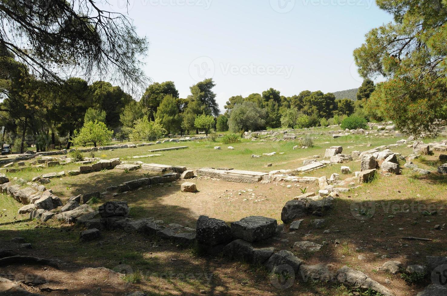 Abaton of Epidaurus at the sanctuary in Greece photo