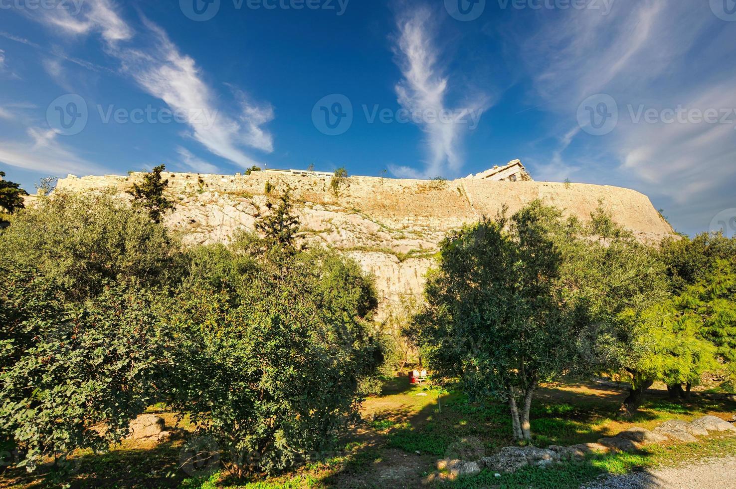 Acropolis of Athens in Greece photo