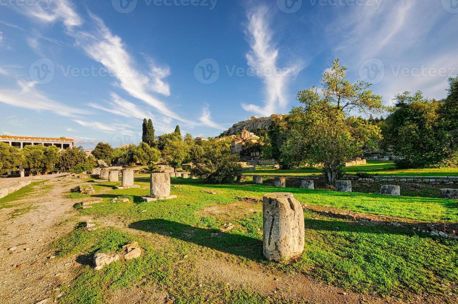 Ancient Agora in Athens of Greece photo