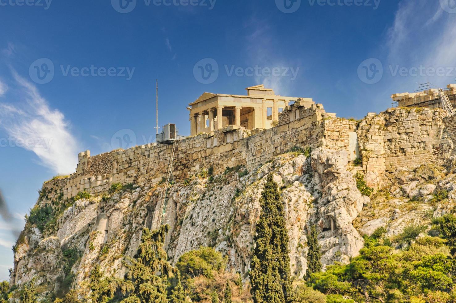 Acropolis of Athens in Greece photo
