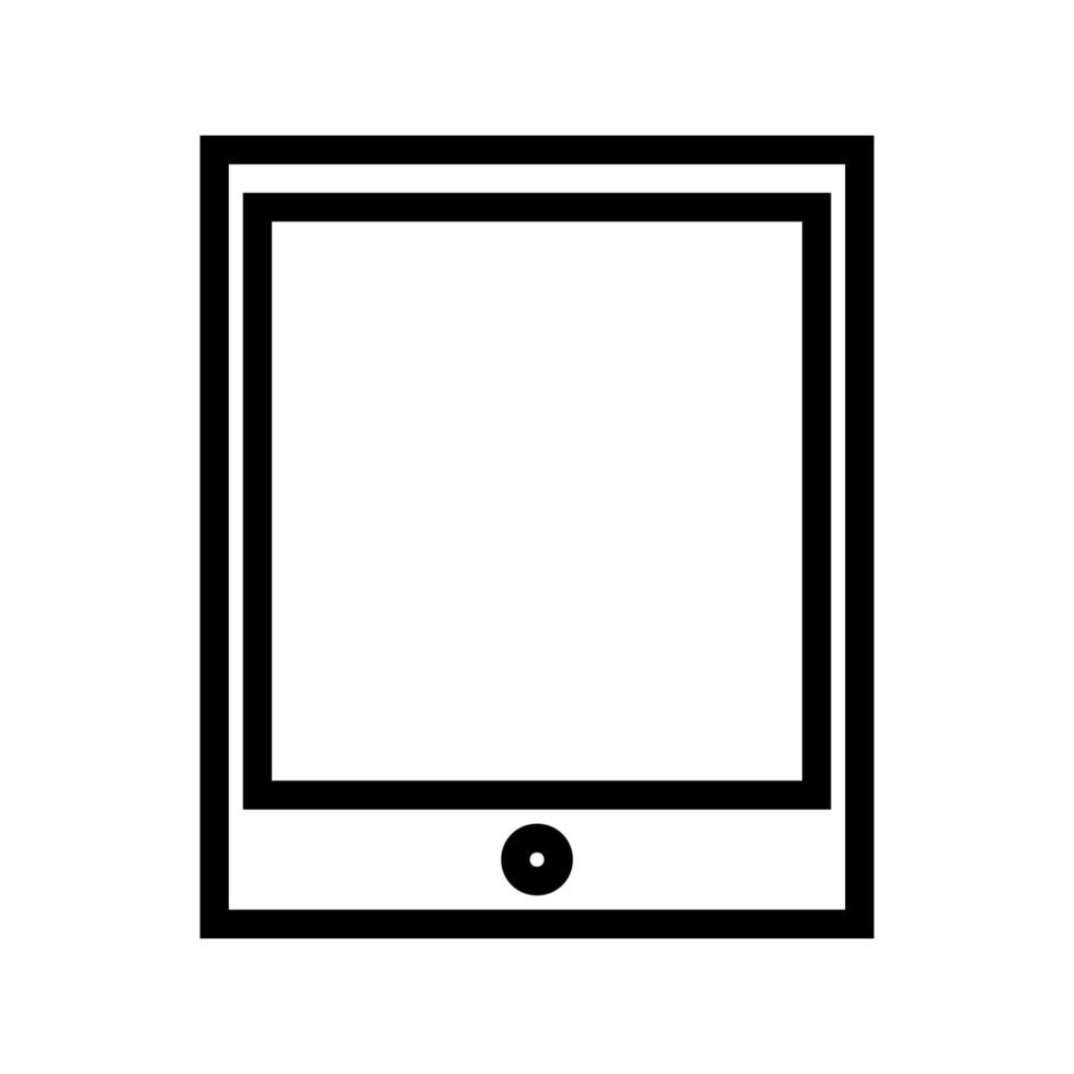 Tablet illustrated on a white background vector