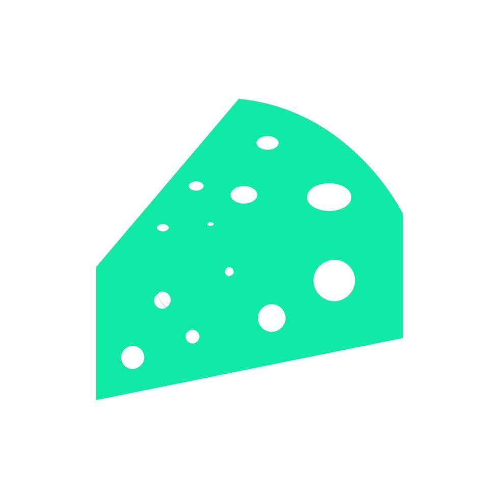Cheese illustrated on a white background vector