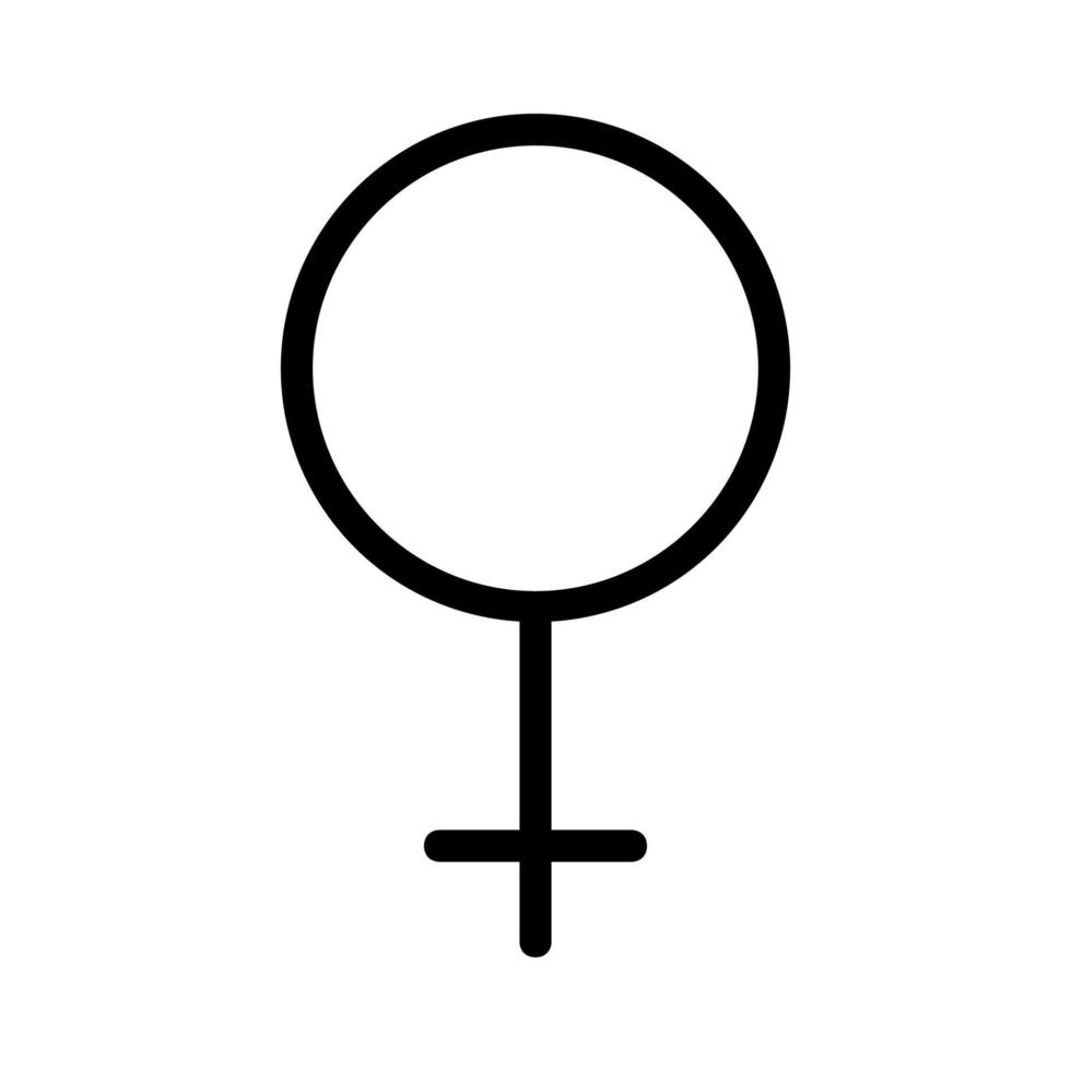 Gender illustrated on a white background vector