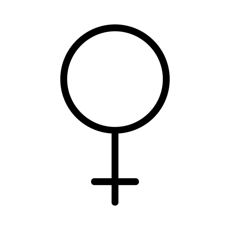 Gender illustrated on a white background vector