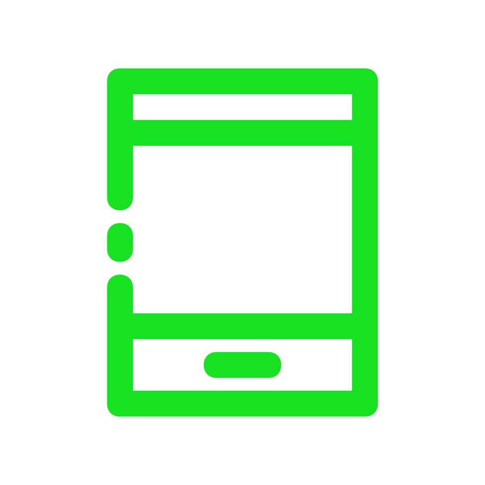 Smartphone illustrated on a white background vector
