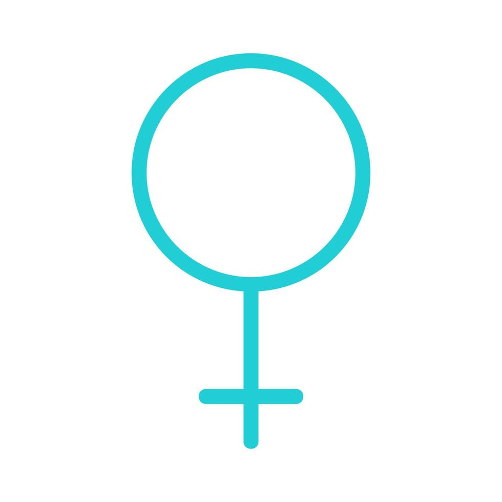 Gender illustrated on a white background vector