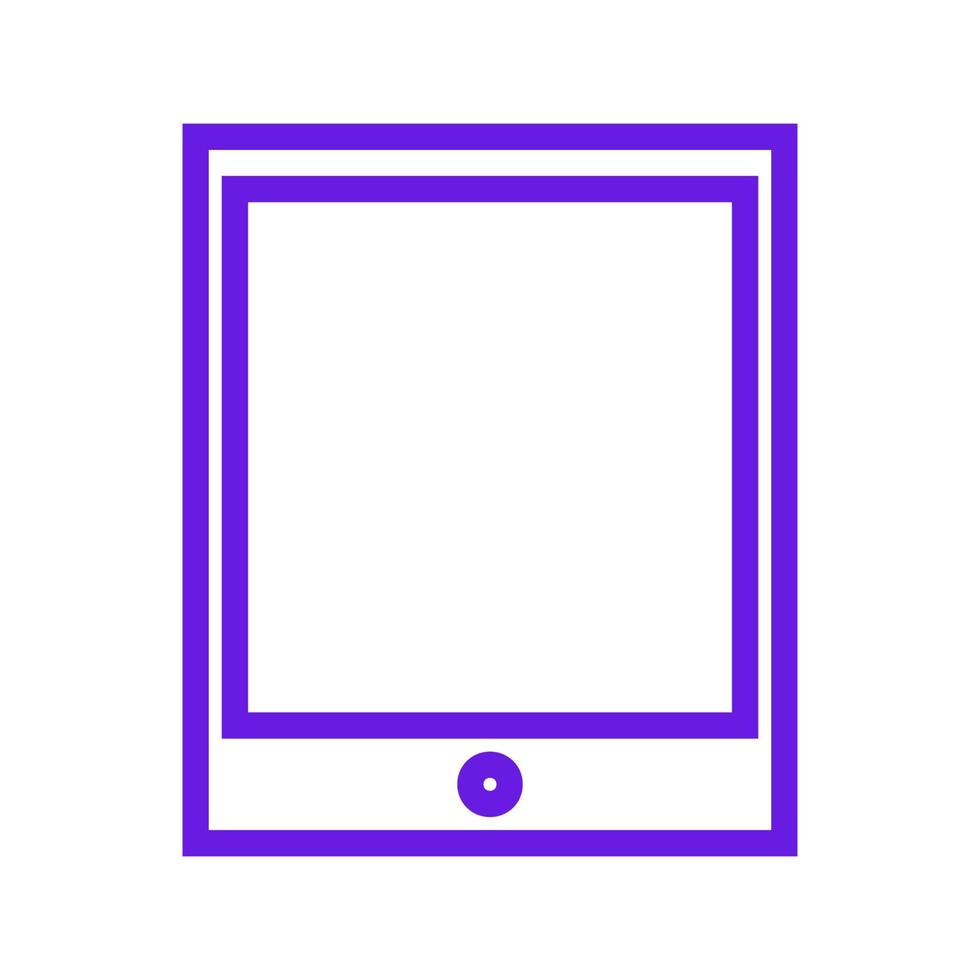 Tablet illustrated on a white background vector