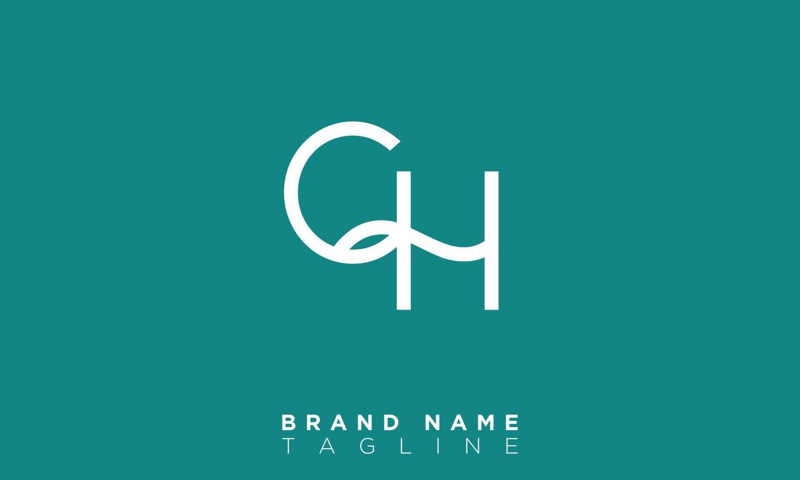 CH Alphabet letters Initials Monogram logo HC, C and H vector