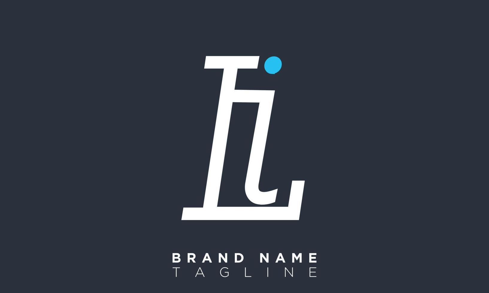 TJ Alphabet letters Initials Monogram logo JT, T and J vector