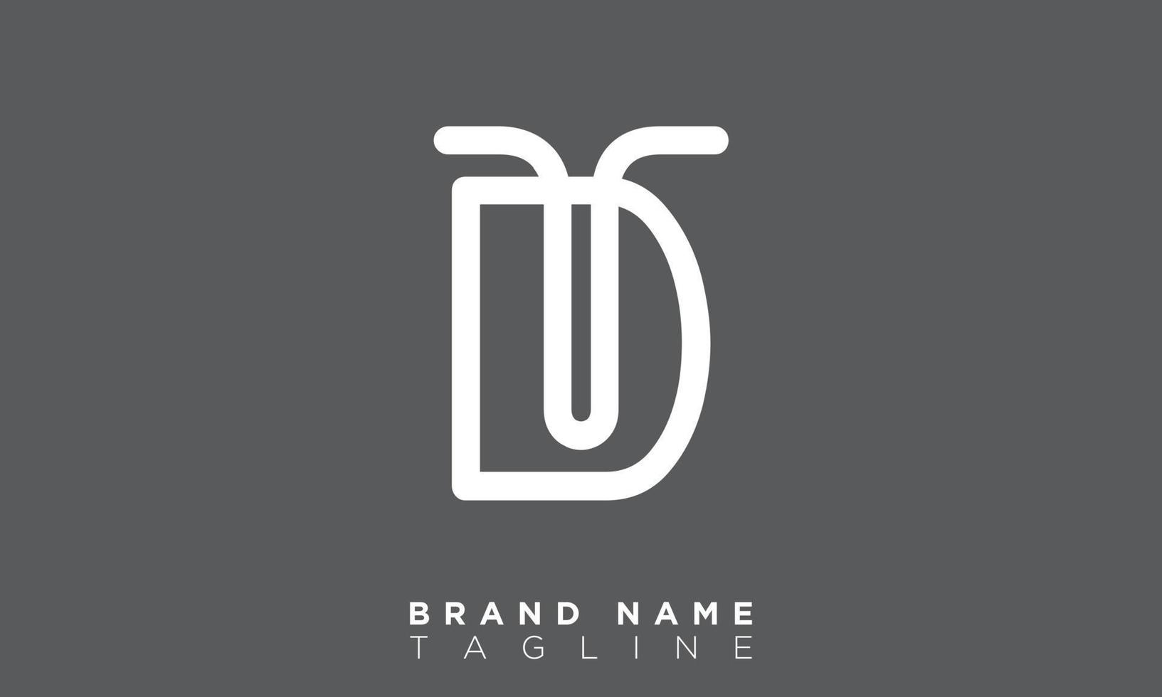 DV Alphabet letters Initials Monogram logo VD, D and V vector