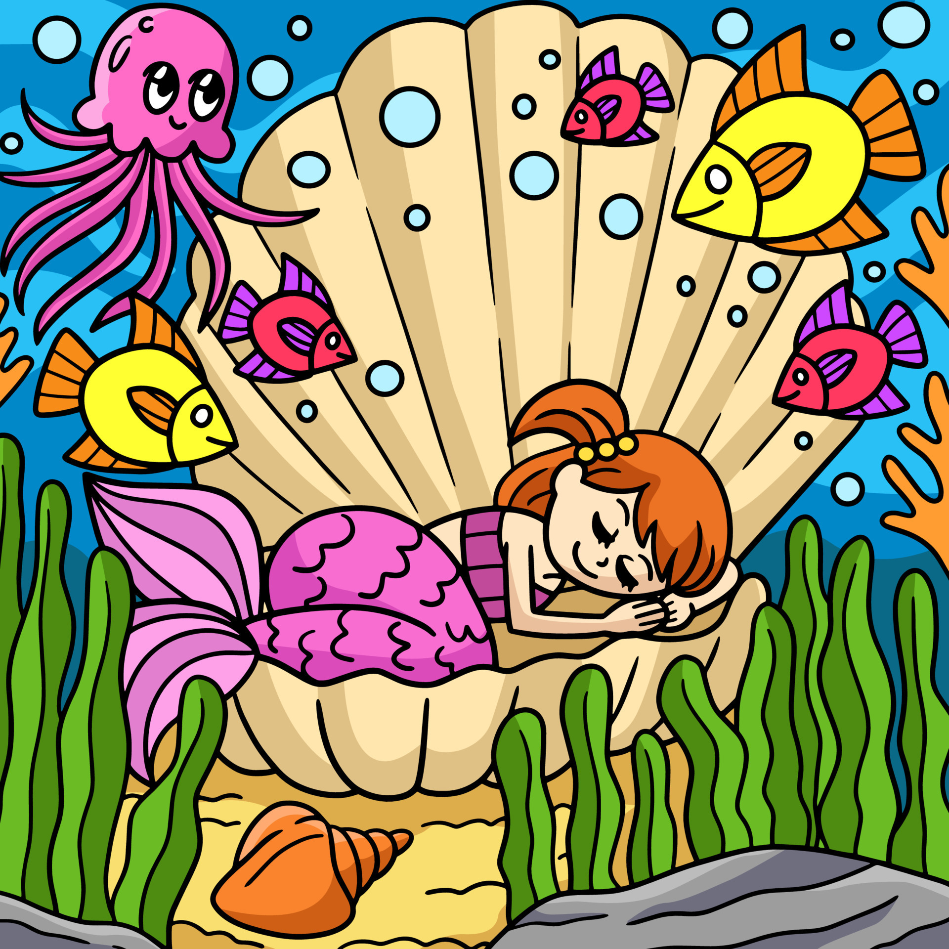 Mermaid sleeping sales