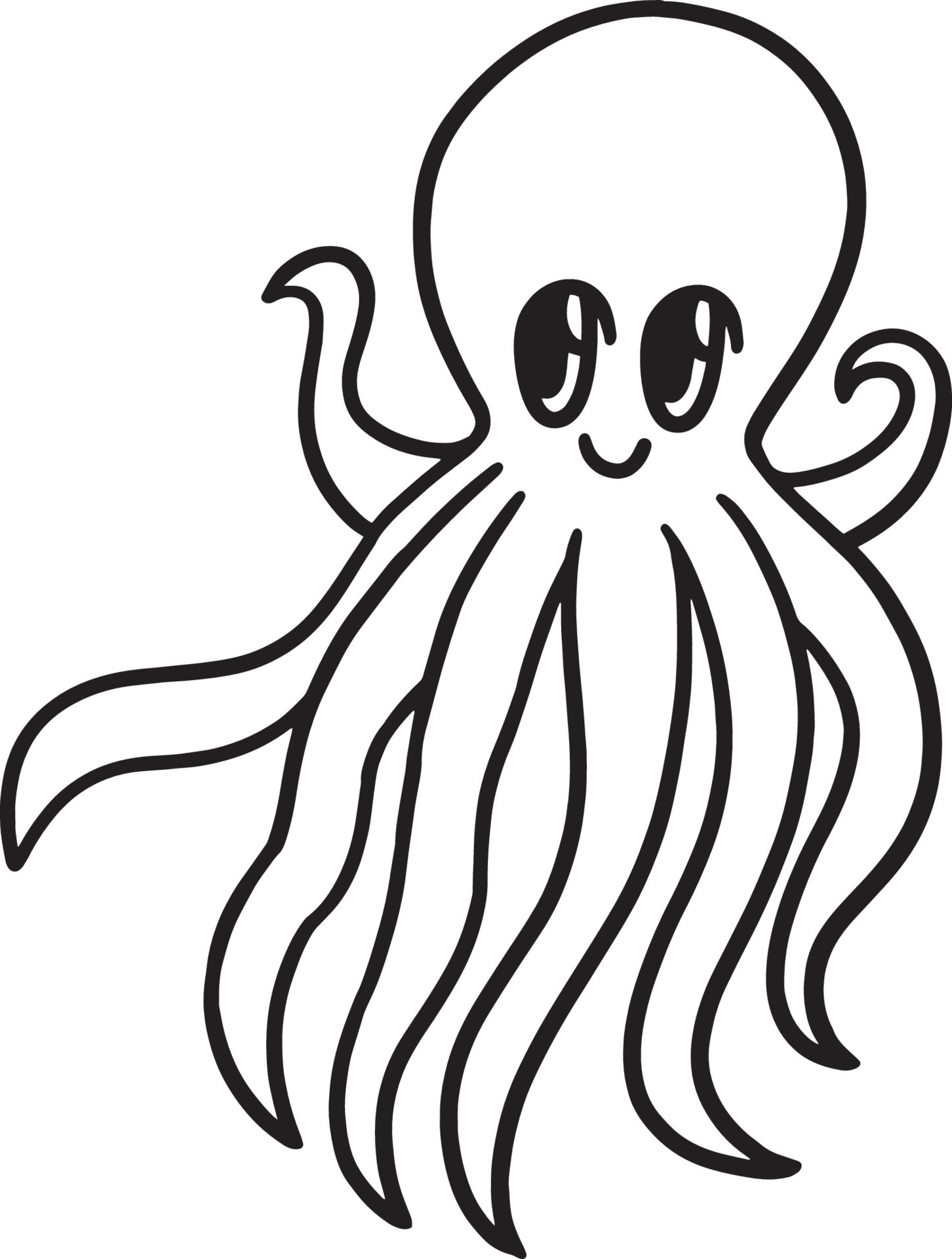 How to Draw a Cartoon Octopus with Easy Step by Step Drawing Tutorial  How  to Draw Step by Step Drawing Tutorials