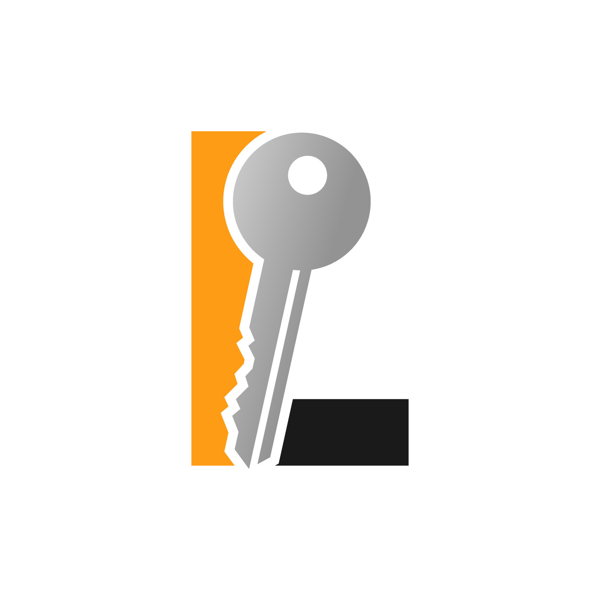 Initial L key 8209348 Vector Art at Vecteezy
