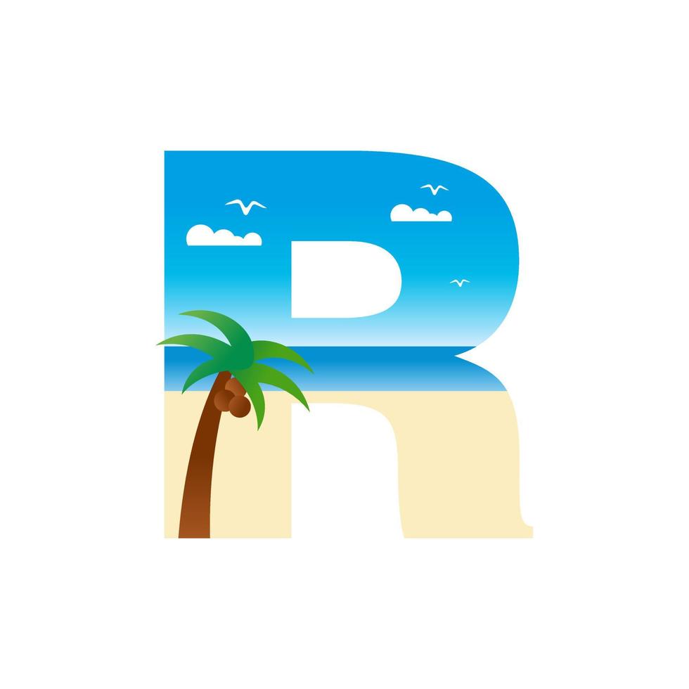 Initial R Beach vector