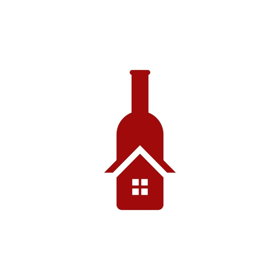 plantilla de vector de diseño de logotipo de vino