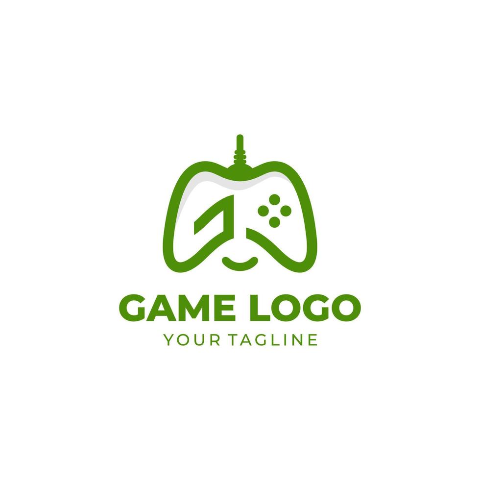 Game Console Logo Design Vector Template