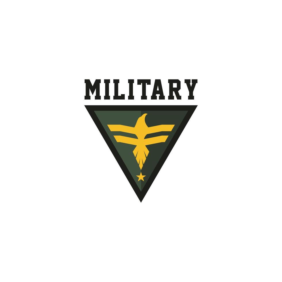 Military Logos Badges Army Symbols Stock Vector