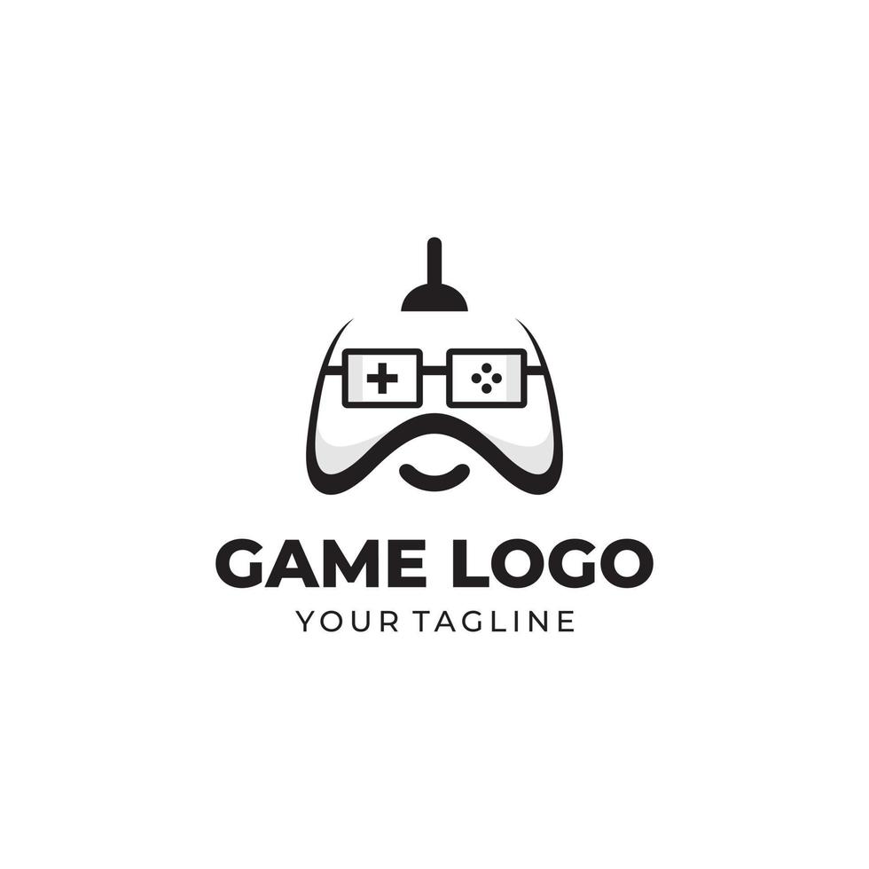 Game Console Logo Design Vector Template