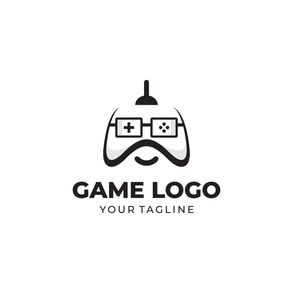 plantilla de vector de diseño de logotipo de consola de juegos