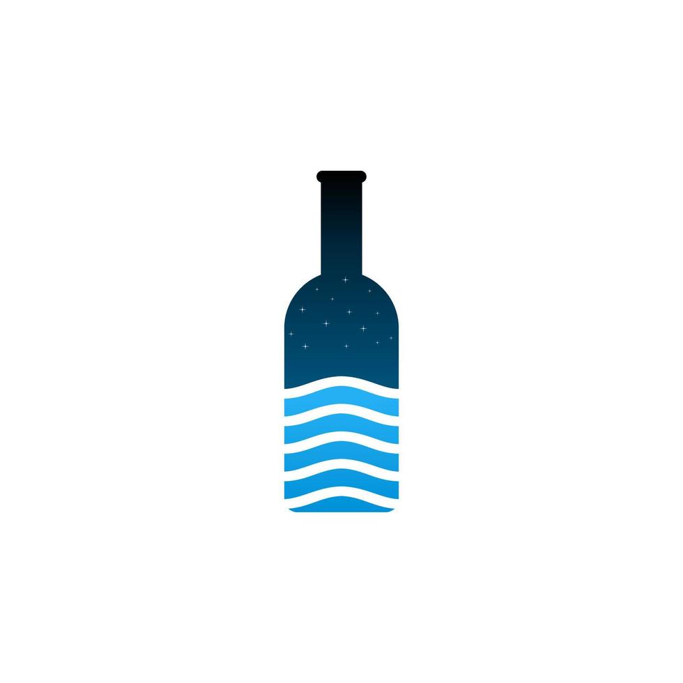 plantilla de vector de diseño de logotipo de vino