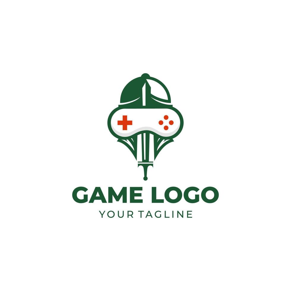 plantilla de vector de diseño de logotipo de consola de juegos