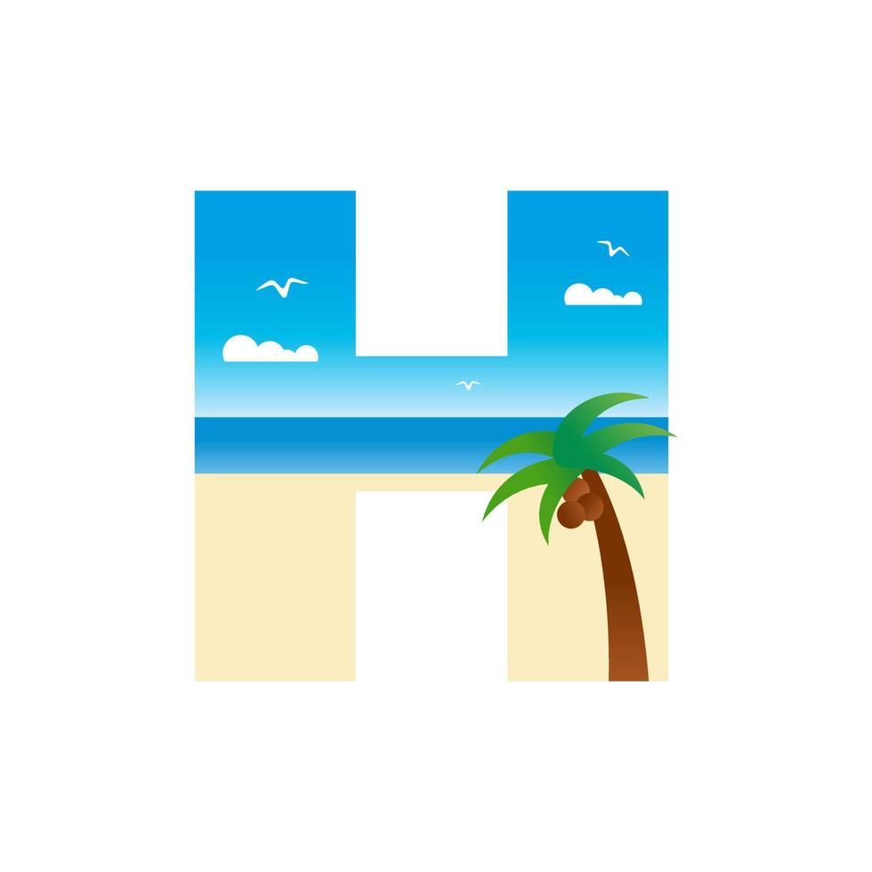 Initial H Beach vector