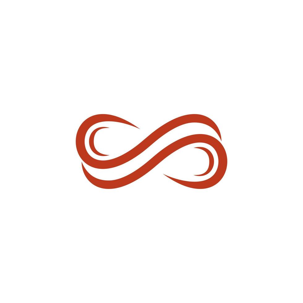 Infinity symbol limitless logo design vector template