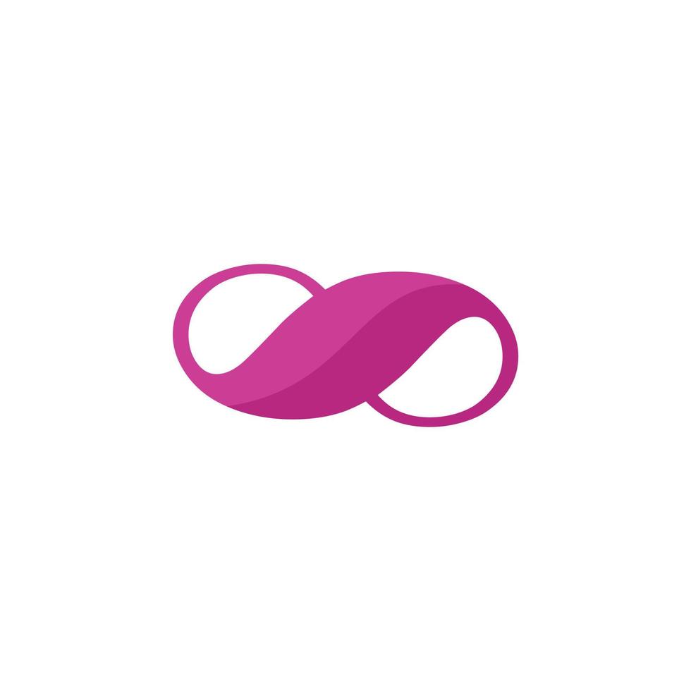 Infinity symbol limitless logo design vector template