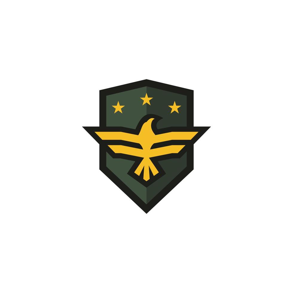 logotipos militares insignias símbolos del ejército stock vector