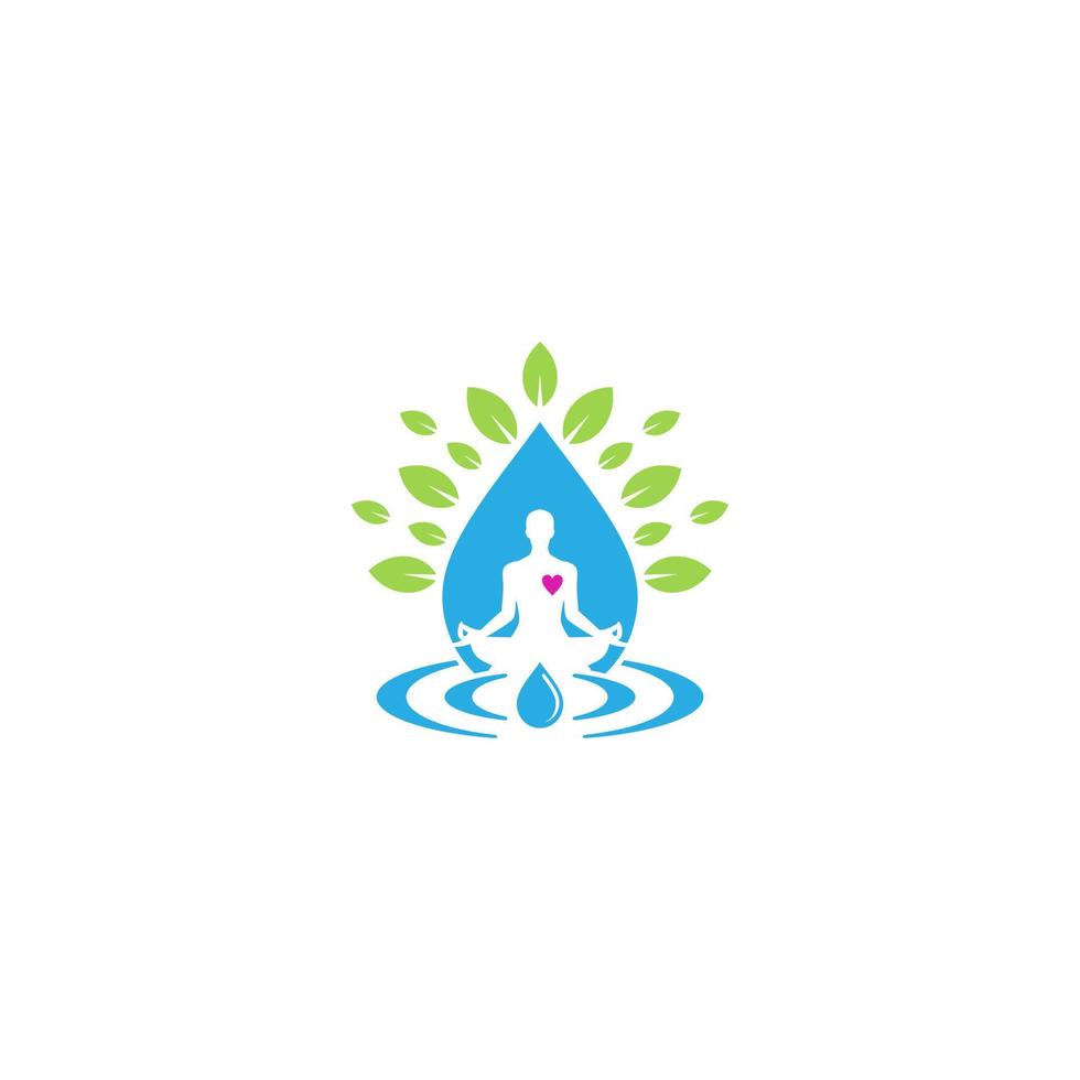 Yoga Logo Vector Template