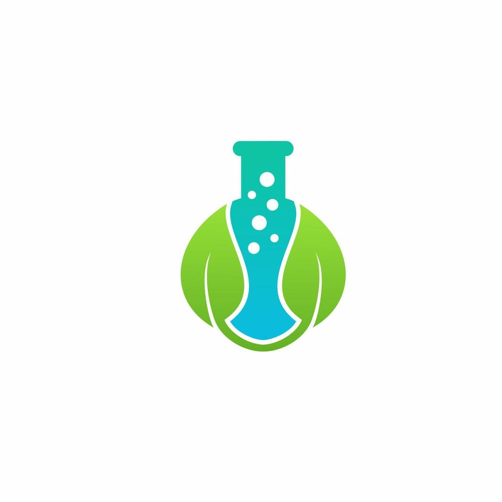 plantilla de vector de logotipo de laboratorios de ciencia