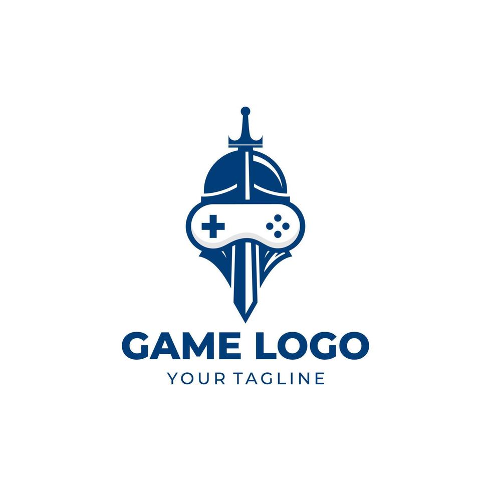 Game Console Logo Design Vector Template