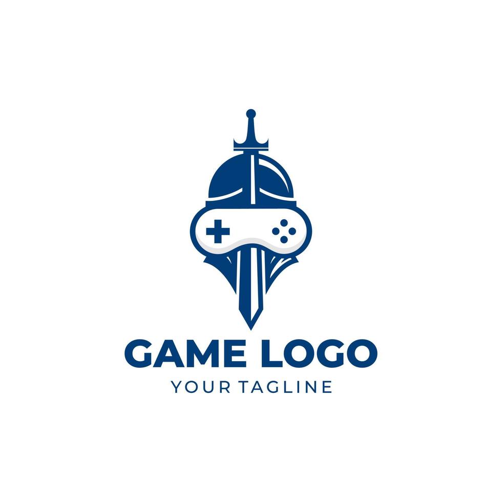 plantilla de vector de diseño de logotipo de consola de juegos