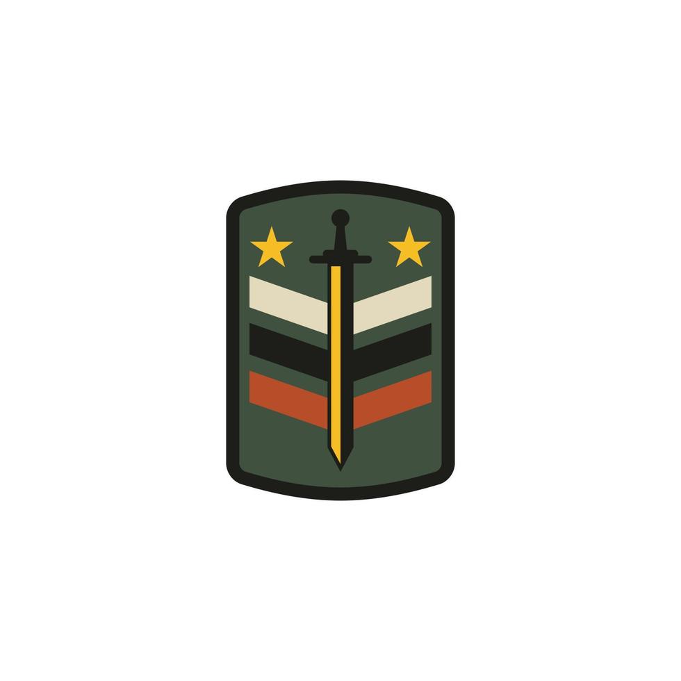 logotipos militares insignias símbolos del ejército stock vector