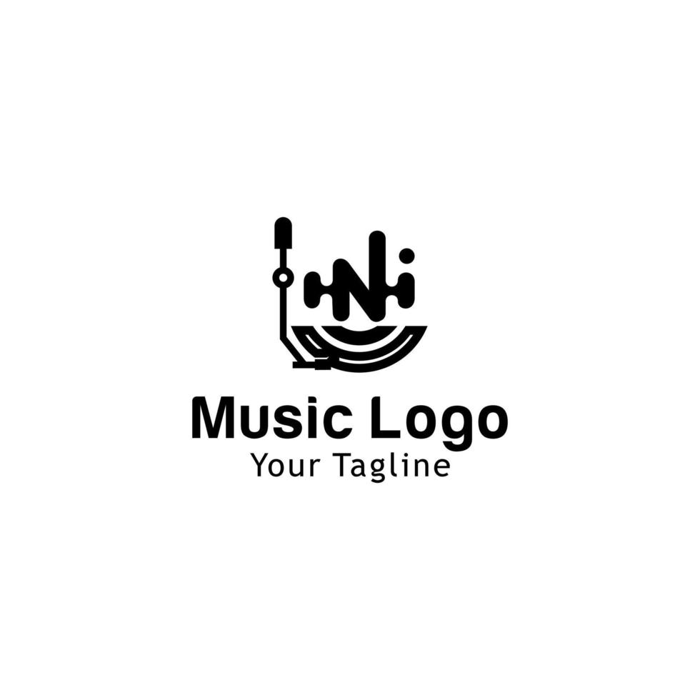 Music Logo Template Design Vector Illustration