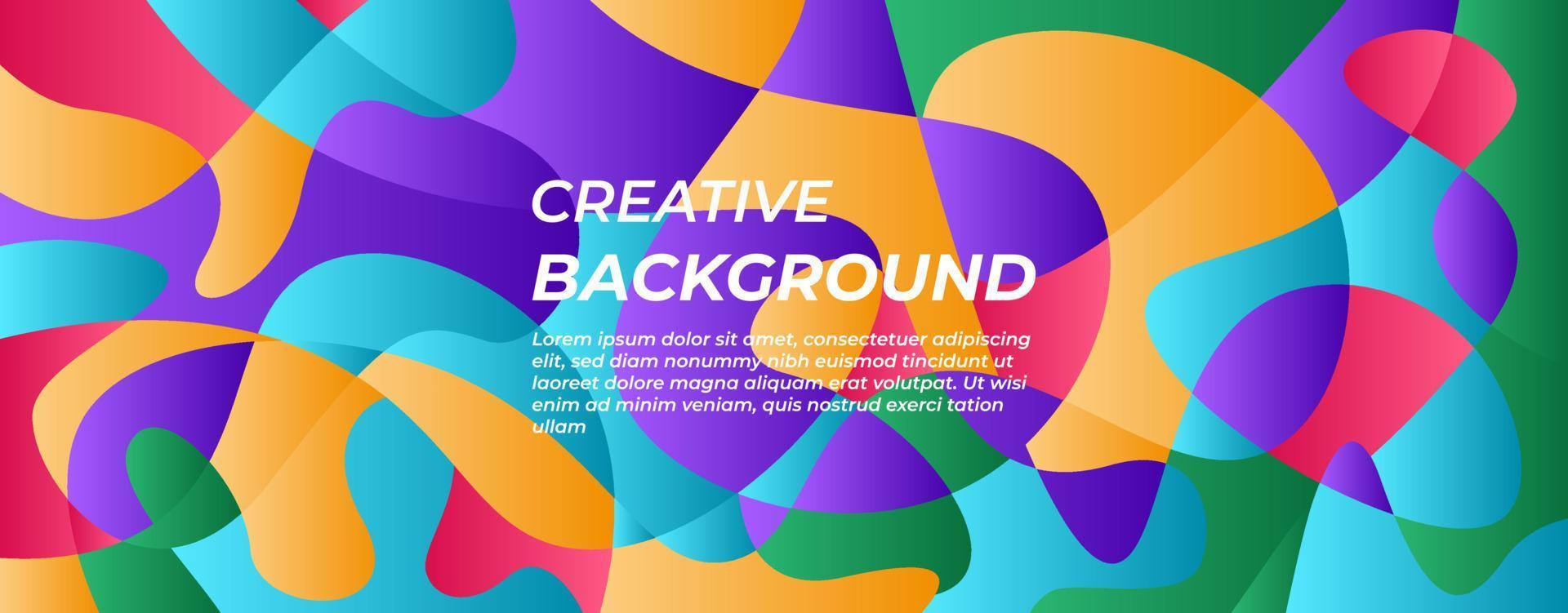 Abstract vector colorful fluid background for banner, sales promotion , business presentation and website design