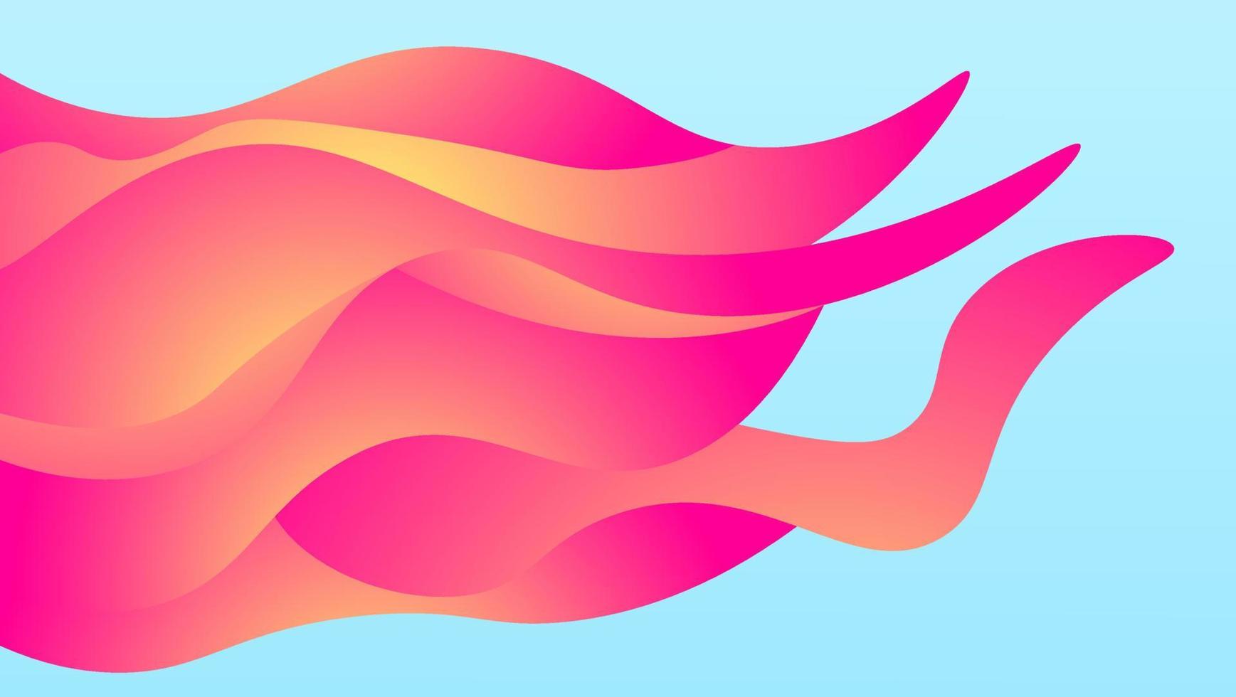 Colorful Wave Background vector