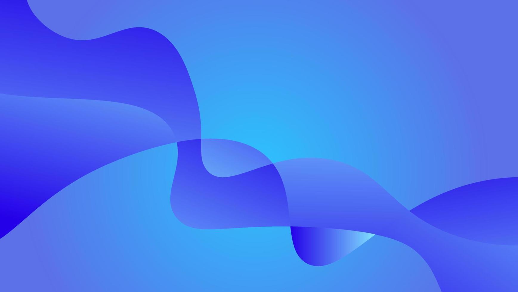 plantilla de diseño de fondo de onda azul abstracto para volante, sitio web y banner vector