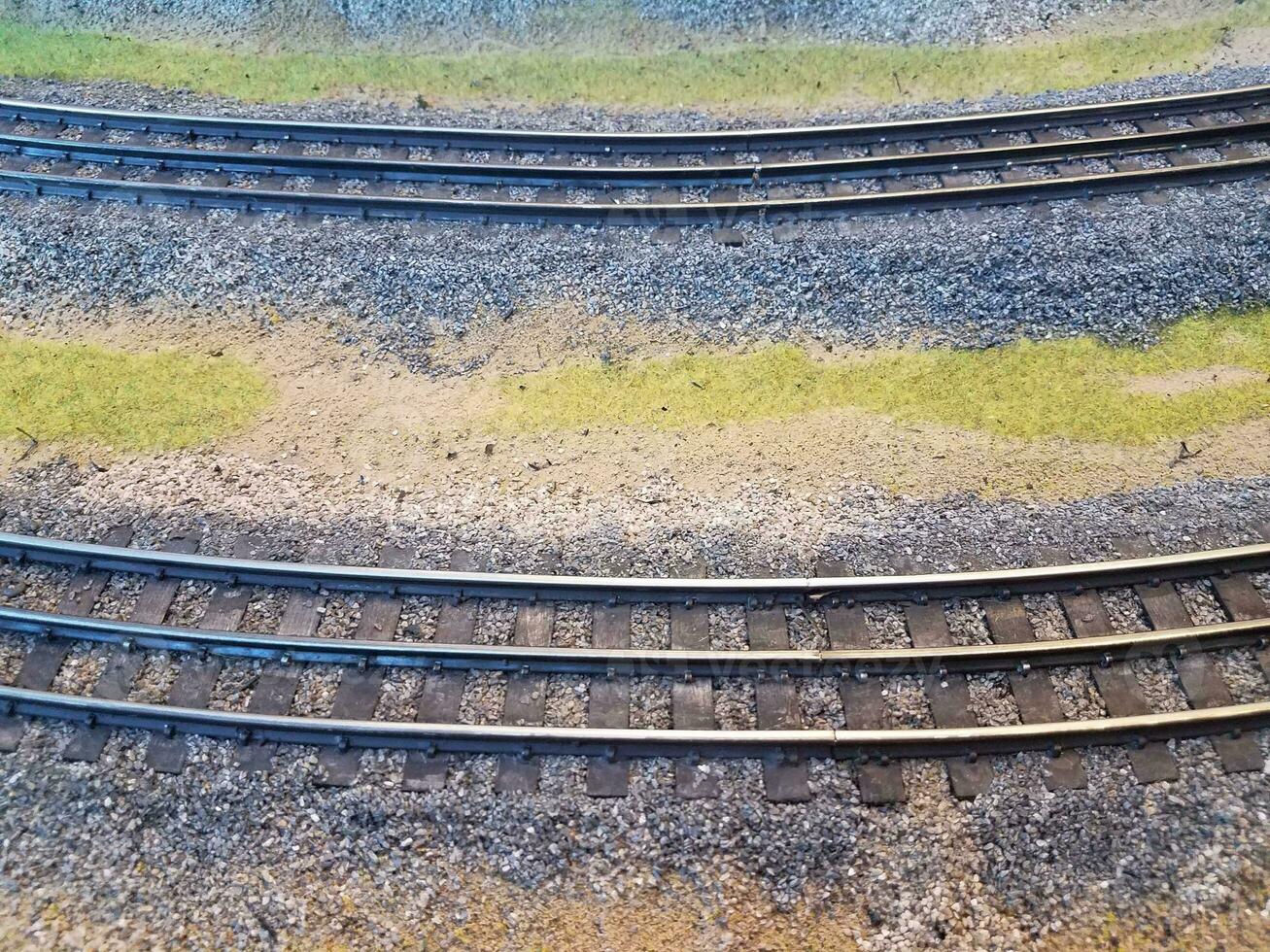 toy railroad tracks photo